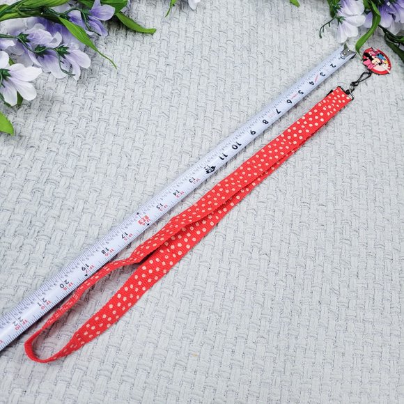 Mix n Match 3/$21 Disney I Love Pin Trading Polka Dot Lanyard & Minnie Medallion - Picture 4 of 5